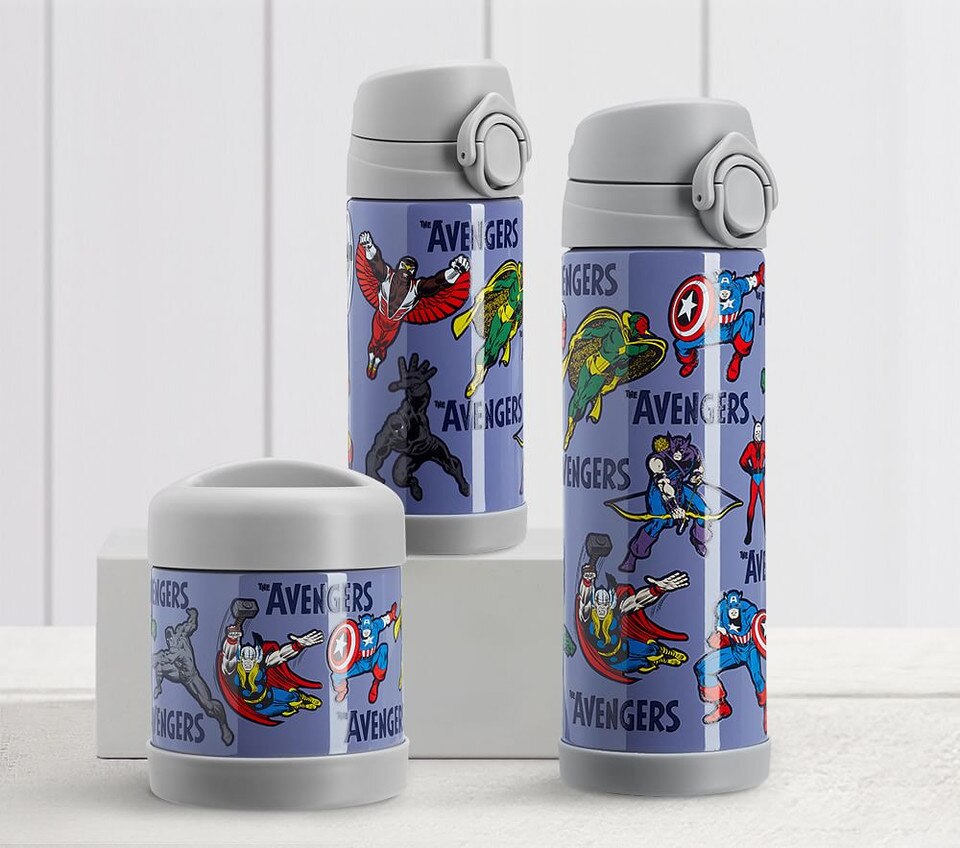 Marvel™ GlowintheDark Avengers Water Bottles Pottery Barn Kids